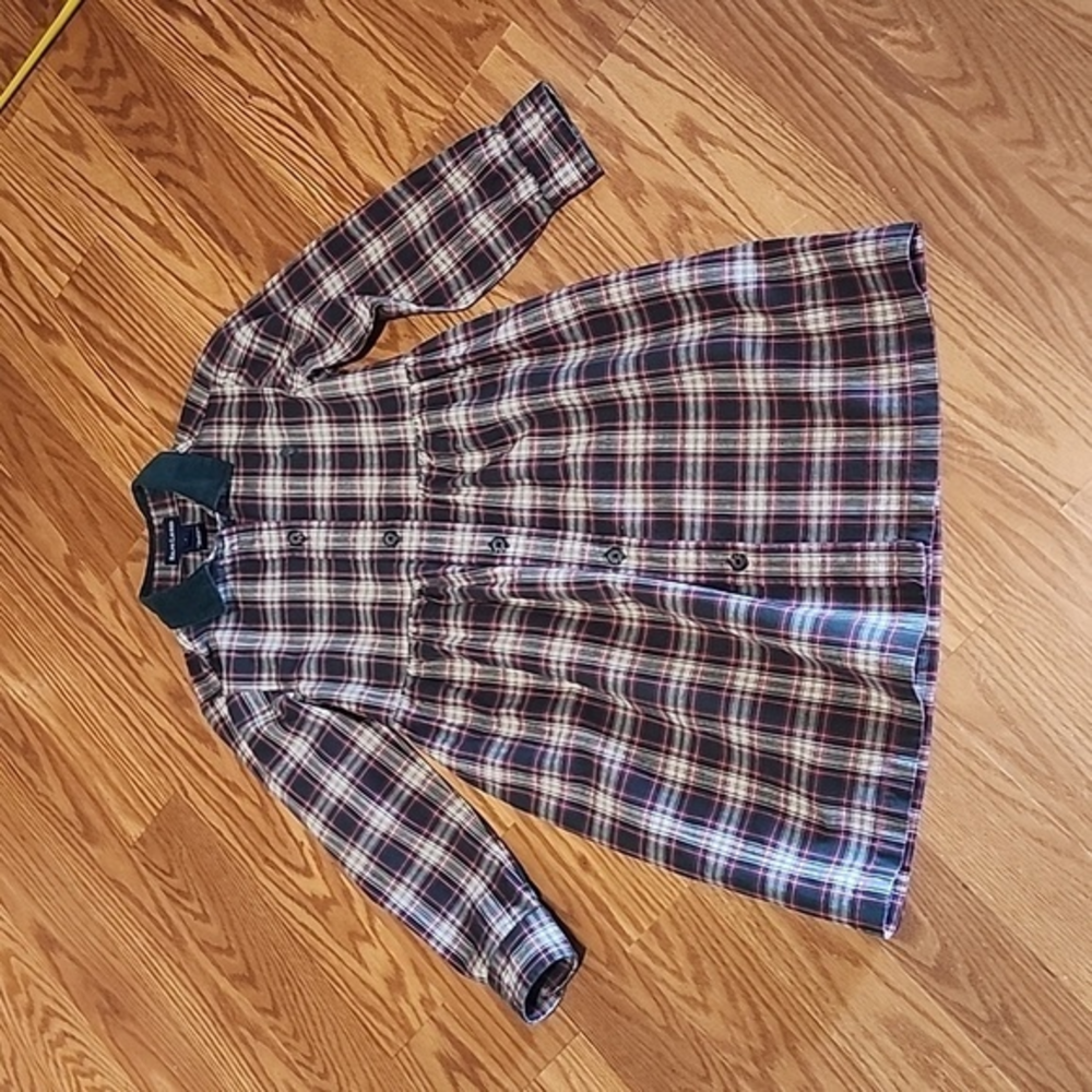 Ralph lauren blue label vgt plaid print dress size‎ 6
